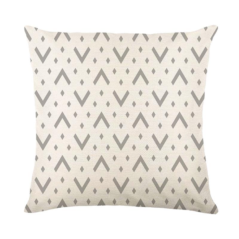 Новая водонепроницаемая наволочка, трехслойная, тонкий лен, масло- и пятноотталкивающая, уличная наволочка с геометрическим принтом