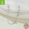 Love Wings Silicone Positioning Safety Chain, Simple Dream Wings 925 Sterling Silver Bracelet Beaded