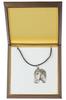 Azawakh, Tuareg Sloughi II - Dog Necklace In Gift Box, Silver-plated Locket for Dog Fan, Striking Pendant by Brand