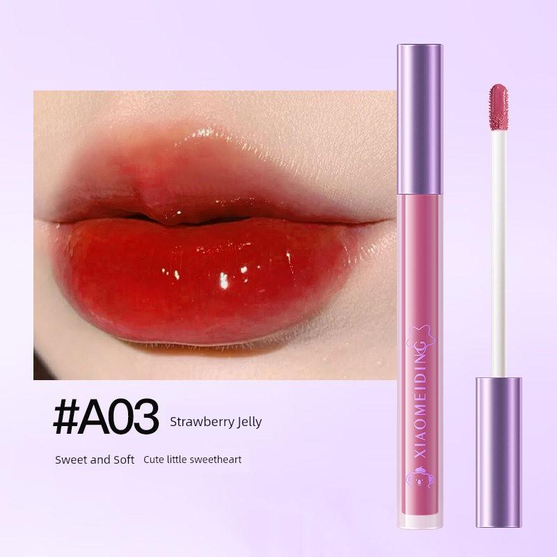 Water-Gloss Mirror Lip Glaze Lipstick for Women, Long-Lasting, Non-Fading, Non-Stick, Waterproof, Affordable, Student Lip Gloss, Non-Fading