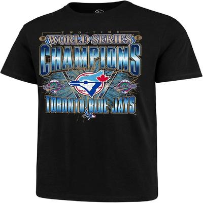 Футболка 47 MLB Toronto Blue Jays Серия побед - Черная