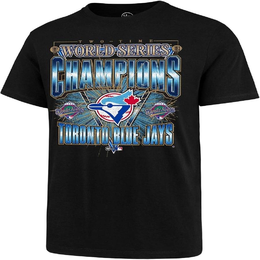 Футболка 47 MLB Toronto Blue Jays Серия побед - Черная