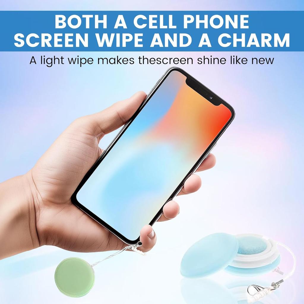 Macaron Phone Screen Cleaner, 2026 New Multifunctional Screen Eyeglasses Brush Cleaner for Travel or Office