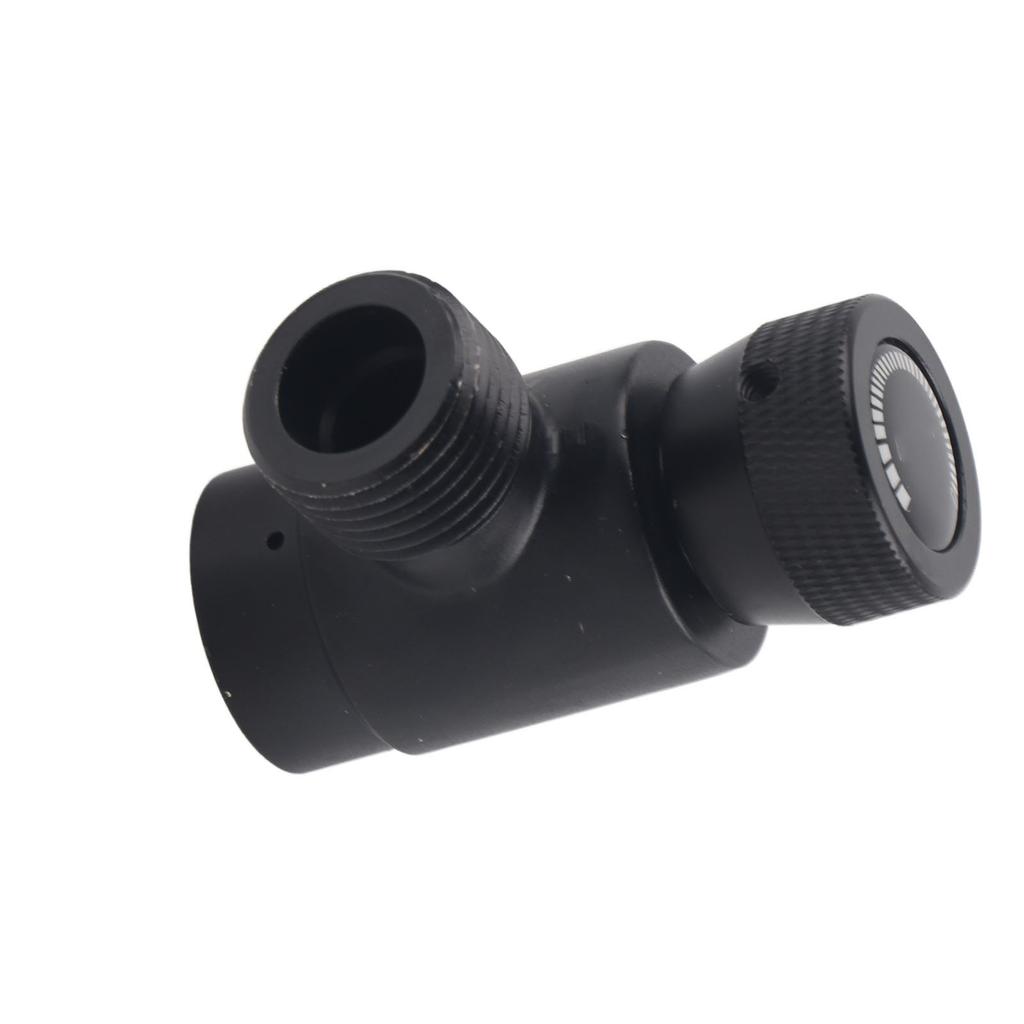 Soda Valve CO2 Cylinder Refilling Adapter Integrated ASA CGA320 Connector Accessory Black