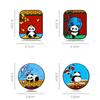 Four Seasons Chinese Style Panda Brooch Craft Giant Panda Shape Badge  Fans Gifts