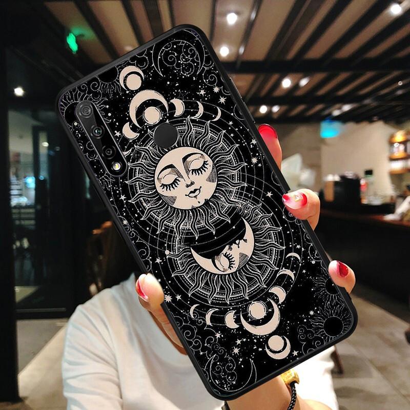 Волшебный чехол для телефона Sun Moon Witches Moon Tarot для Huawei P50 Pro P30 P40 Lite P40Pro P20 lite P10 Plus Mate 20 Pro Mate20 X