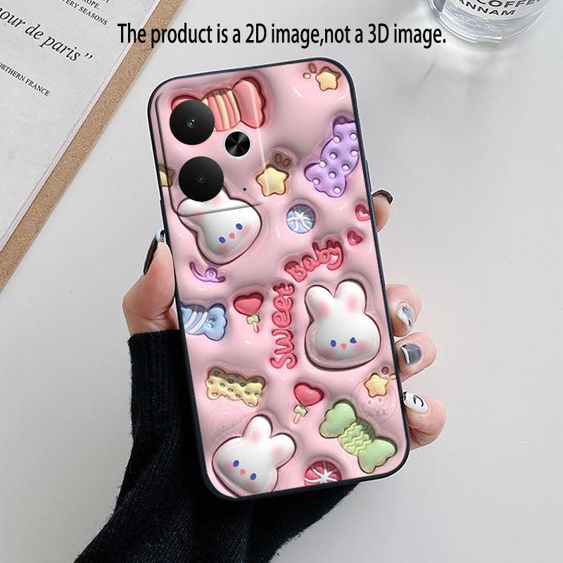 For Realme 14T Case Fashion Astronaut Panda Painted Soft Silicone Back Cases for Realme 14 Pro Plus 5G Phone Cover etui Fundas