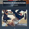Спортивная музыкальная Bluetooth-шапка с наушниками, двойной динамик, беспроводной музыкальный наушник для бега с микрофоном, регулируемая бейсболка, умная колонка