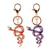 Keychain Shiny Rhinestones Snake Shape Key Ring Decorative Car Key Holder Bag Handbag Charm