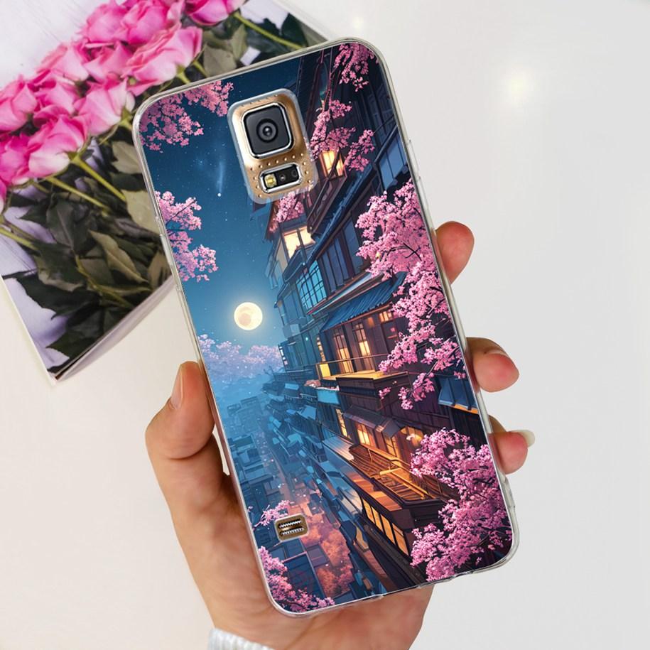Чехол для Samsung Galaxy S5 G900F G900I i9600 S 5 Задняя крышка Крутой Рисованный Мягкий Силикон Прозрачный Чехол для Телефона Для Samsung S5 Neo Coque