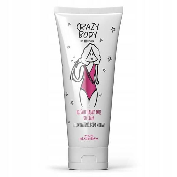 Hiskin Crazy Body Mus Do Ciała Rozświetlający Marshmallow 250Ml