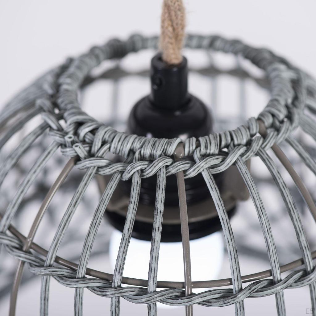 Потолочный вентилятор, тканый абажур, светильник в деревенском стиле, люстра из ротанга в стиле ретро