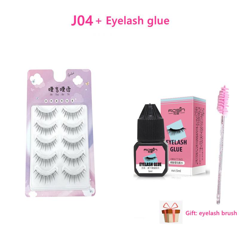 5 пар накладных ресниц в естественном стиле, подходят для начинающих. Наращивание ресниц. Отдельные ресницы. Специальный набор инструментов для наклеивания накладных ресниц.