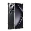 Чехол для телефона Huawei Pura70Pro, Универсальный для Pura70Pro+, Прозрачный мягкий с подушками безопасности, Защита камеры, Ударопрочный, Устойчивый к отпечаткам пальцев