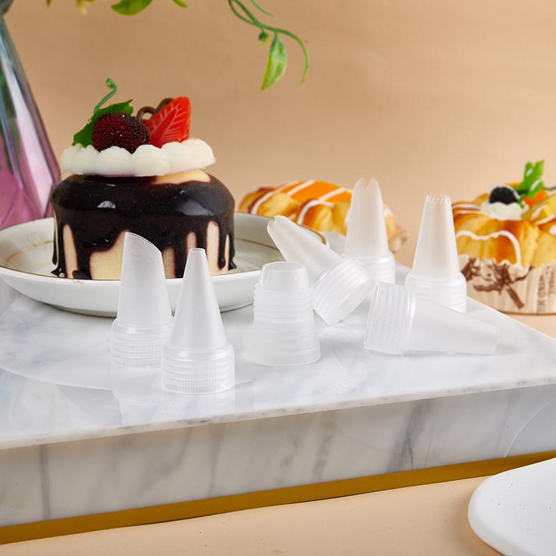 Пластиковые трубочки Насадки для глазури Насадка для цветов Имитация кексов Крем Клей Украшение торта Советы по выпечке Инструменты для выпечки