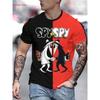 Men's Short Sleeve Sports T-Shirt Summer Breathable Quick Dry Lightweight Casual Fashion Print Athletic Jersey Tops