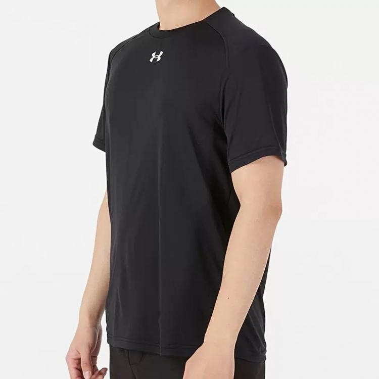 Under Armour Футболка с короткими рукавами и круглым вырезом для тренировок, мужские топы, черная 21500513-001