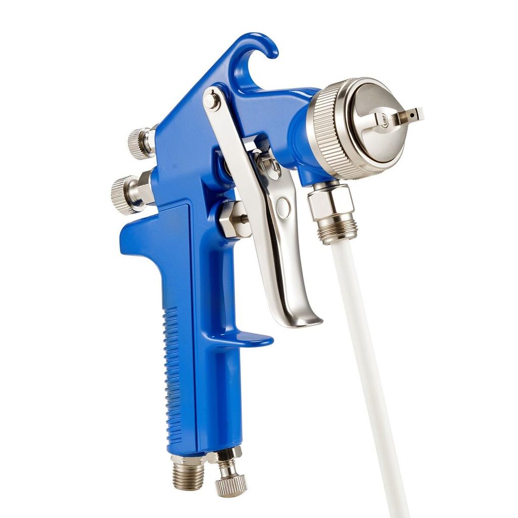 Siphon Feed Spray Gun, High Atomization Air Paint Spray Gun, 1000cc Automotive Paint Sprayer with 1.8 mm Nozzle, Adjustable Flow Rate & Air Volume for