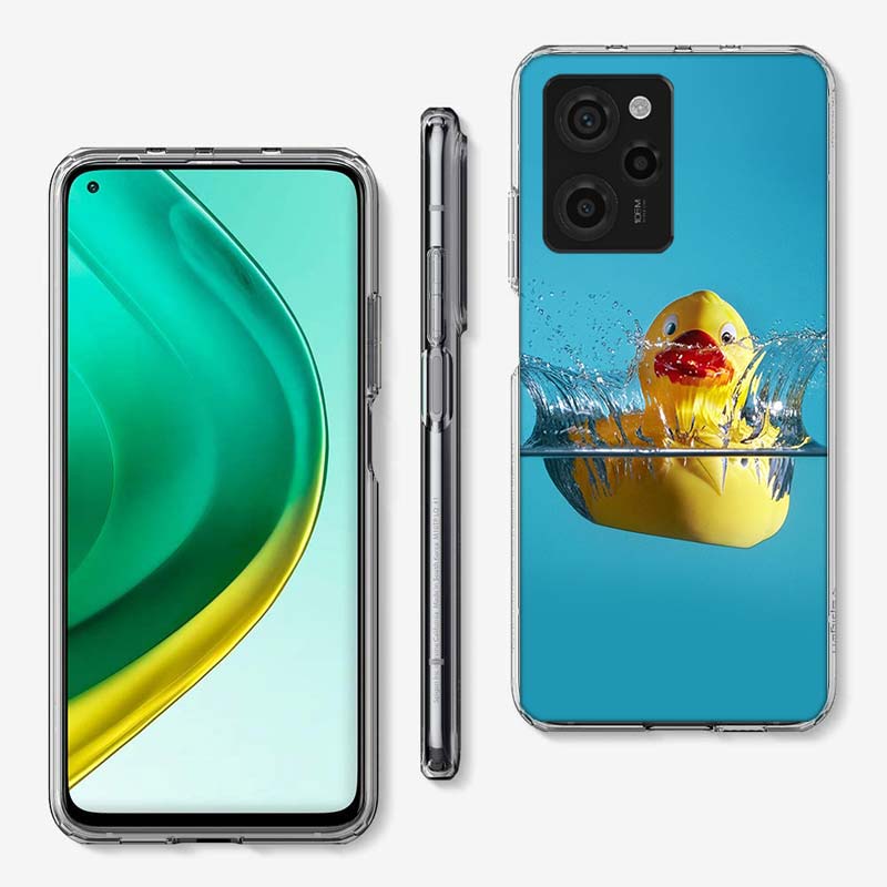 Плавающие резиновые уточки Чехол для телефона для Xiaomi Poco M8 M7 M6 M4 M3 X7 X6 X4 Pro F7 Ultra M5S Mi 14 14T 1