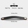 Nordic Soft Leather Anti-Collision Handle for Children's Room - Brass Door, Wardrobe, and Drawer