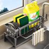 Многофункциональная полка для губки, дренажная полка для кухонного хранения, полка для мойки посуды, моющее средство для посуды, полка для хранения полотенец