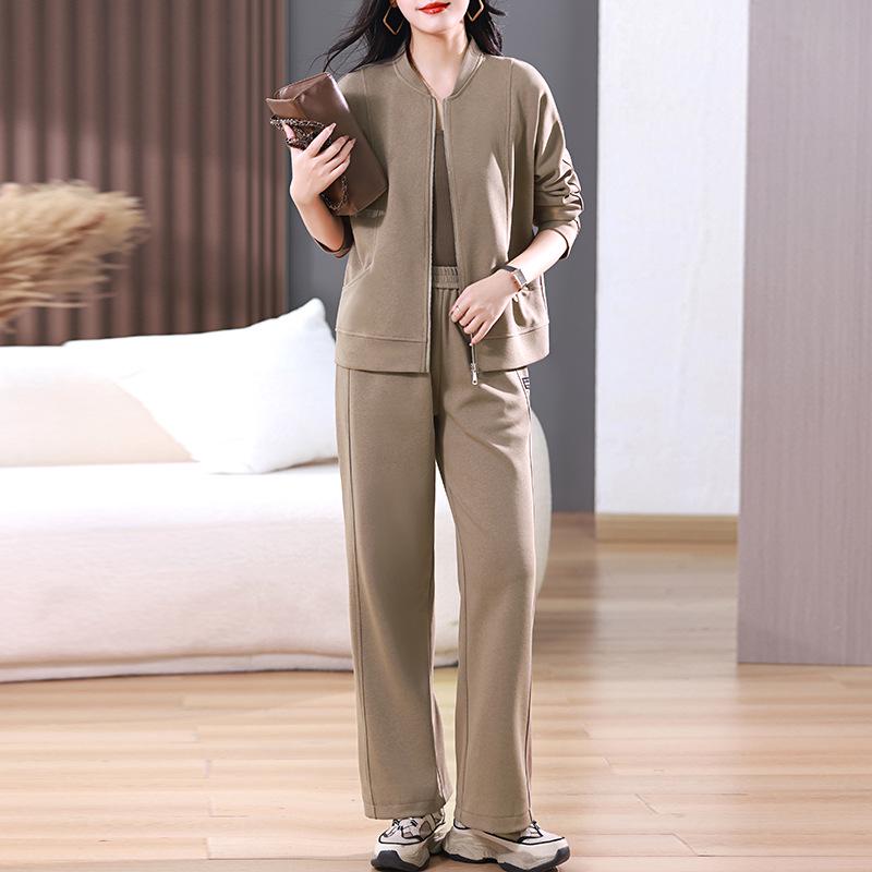 Женская повседневная спортивная одежда весна 2025: Омолаживающий, Высококлассный Модный Утягивающий Комплект-Двойка