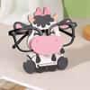Cartoon Cow Glasses Display Stand Cute Animal Glasses Frame Sunglasses Display Stand Hand Carved Home Wooden Decoration