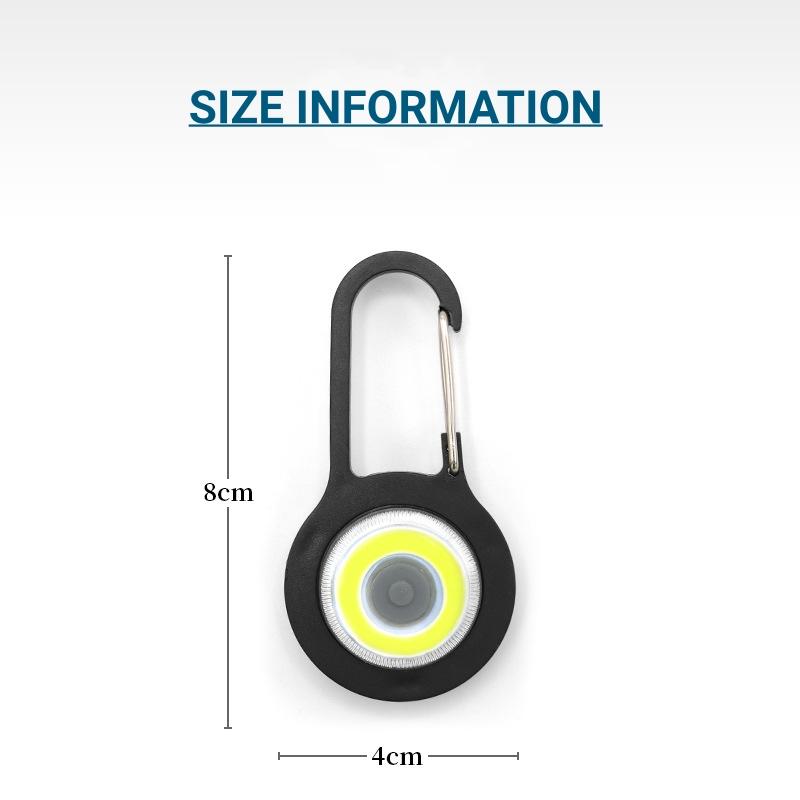 Lightweight COB Keychain Flashlight LED Mini Work Lights Floodlight Type O Rechargeable Bottle Opener Outdoor Activity Camping Light