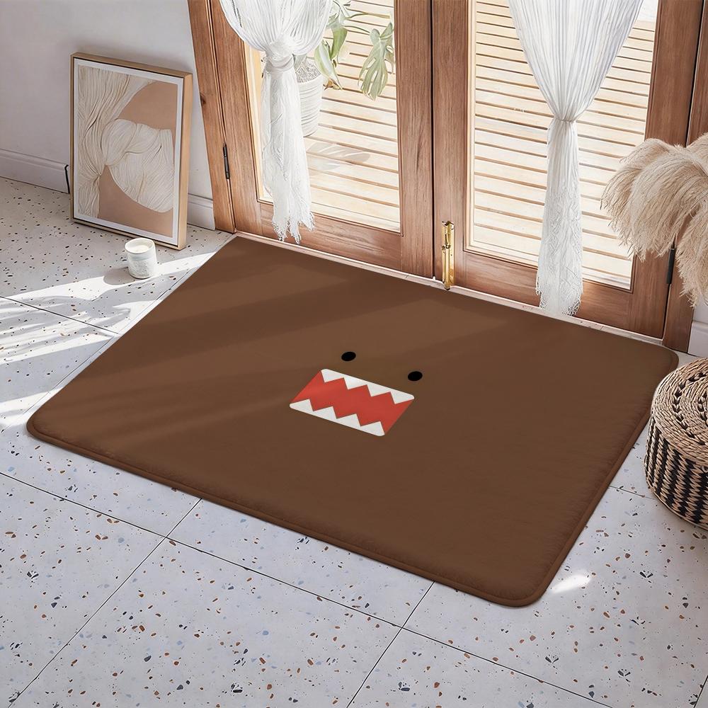 Video D Demo Floor Mat Eco Flannel Doormat Non Slip Odorless Indoor Floor Rug Soft Short Plush Home Mat