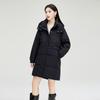 Cotton-padded Jacket Women's Mid-length Hooded Korean Winter Jacket Down Cotton-padded Jacket Thickened To Keep Warm
