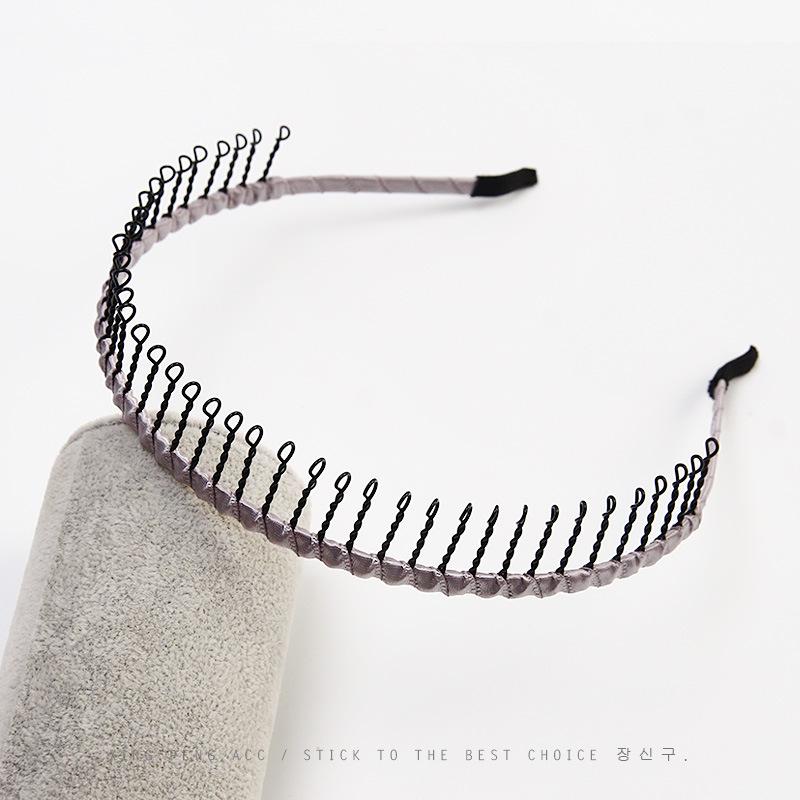 Корейская длиннозубая нескользящая повязка на голову с гребнем головной убор простая повязка на голову с зубцами заколка для волос макияж умывание лица повязка на голову