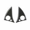For mercedes W204 C class Carbon Fiber car modification interior button Stickers