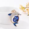 Elegant Rhinestone Dolphin Keychain - Perfect Bag & Car Accessory Gift