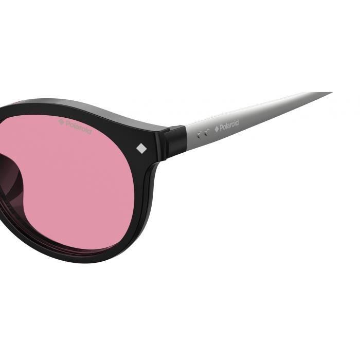 Lunettes de soleil - Polaroid - 6081/G/CS - Catégorie 3 - Mixte - Panto Noir/Rose