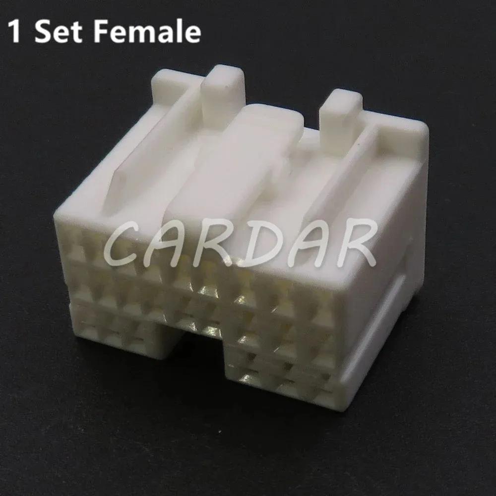 1 Set 24 Pin Car Engine Wave Box Computer Board Socket AC Assembly 316371-1 Automobile Gearbox Wiring Harness Socket For Nissan