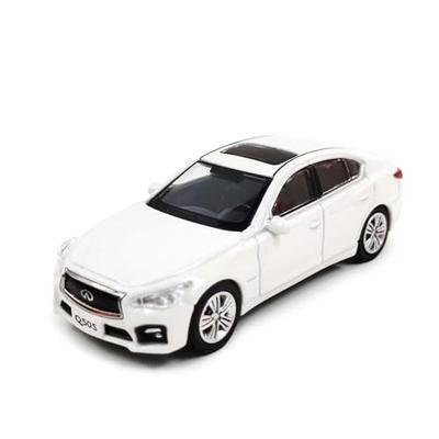 Paudi Model Масштаб 1/64 Литая Модель Автомобиля Infiniti Q50S 2014 Белый, Готовое Изделие, для Коллекционирования и Демонстрации
