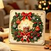 Hook and Loop Christmas Felt Art Kit DIY Magic Felt Board Art Set Christmas Craft Kit  Home Decor