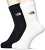 The North Face Носки TNF Logo 2P Crew Унисекс Взрослый NN82310 TNF Белый M Черный/TNF