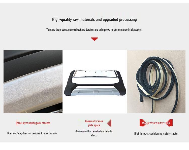 2013-2018 Mitsubishi ASX Передний и задний бамперы, Модифицированные защиты ASX