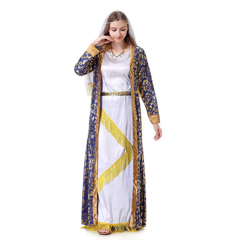 New Halloween Character Costume Dubai Long Dress Dress Fashion Women's Clothing Muslim Fashion