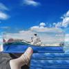Аниме One Piece Корабль-призрак Going Merry Модель Лодка с волнами Непотопляемая Лодка Игрушки Домашний Настольный Декор Подарки для фанатов