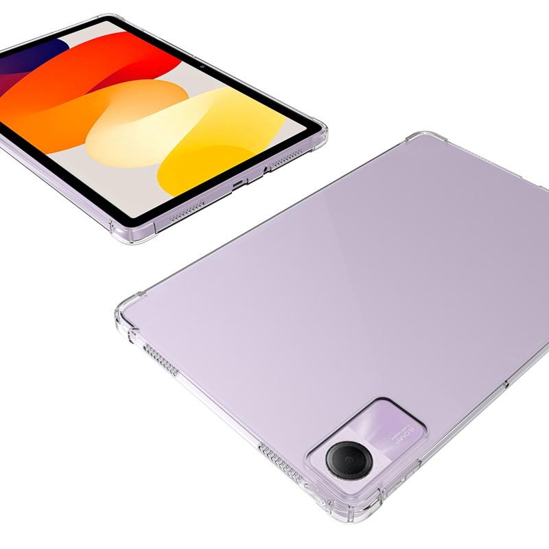 Прозрачная ТПУ защитная крышка Redmi Pad SE с защитой от падения и углами-подушками безопасности (2025)