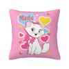 Пользовательский Современный Чехол на Подушку Дивана с Кошкой Мари Розовый Мягкий Наволочка