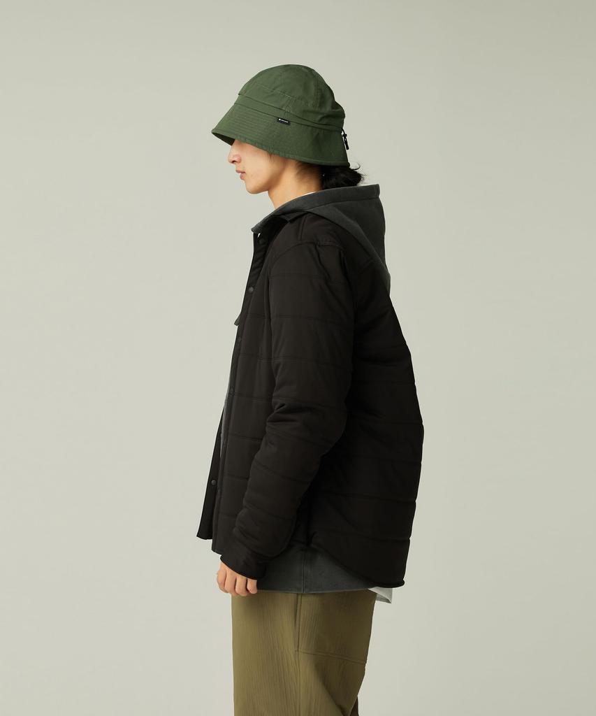 Snow Peak Flexible Insulated Shirt Long Size 2 SW-25AU003, Sleeve, Men's/Women's, Black,