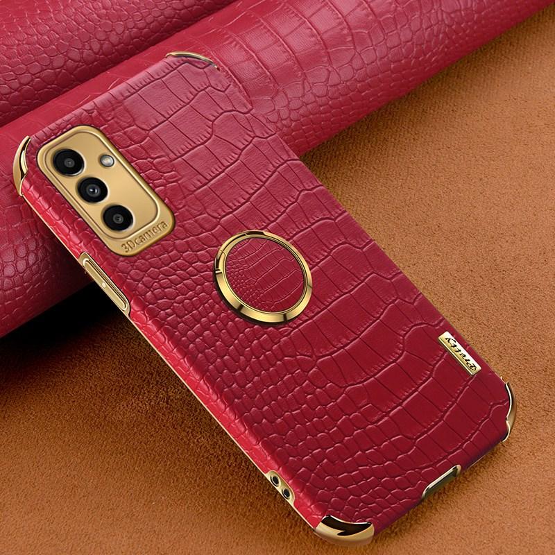 Pu Leather Luxury Case Phone For Samsung Galaxy A04s A14 A34 A54 5g A04 A04e A40s M30 Ring Holder Silicone Cover Protection Case