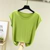 Modal Sleeveless T-shirt for Women Summer Wear Base Round Neck Loose Oversized Solid Color Slimming Top T-Shirts