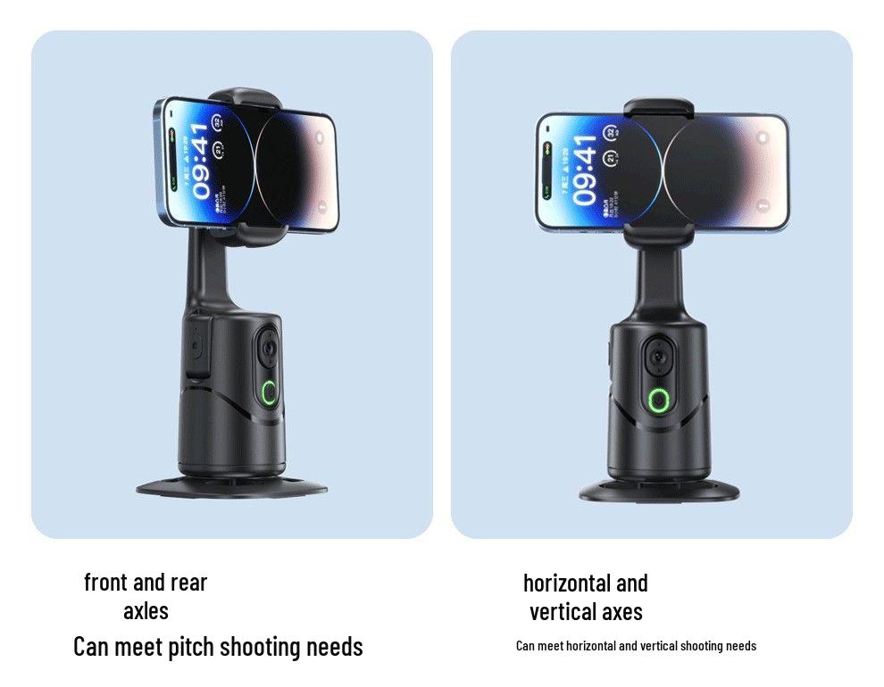 360° Rotating Selfie Stick & Face Tracking Gimbal for Live Streaming