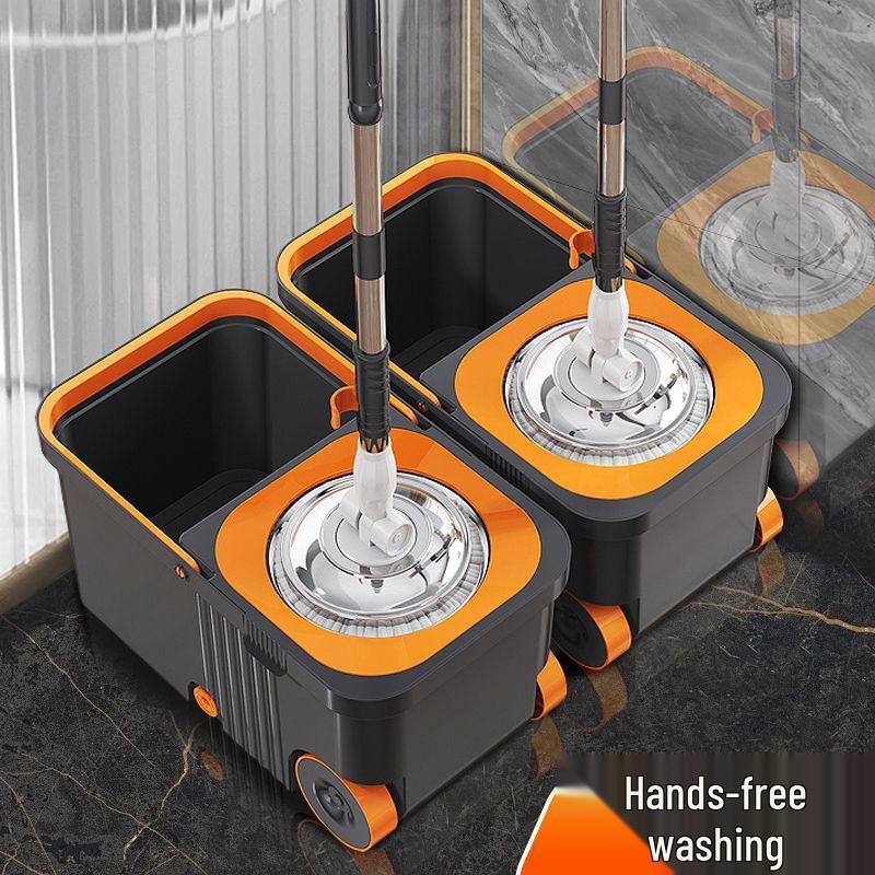 Kapa Bear Модернизированный набор автоматической швабры с отжимом и ведром