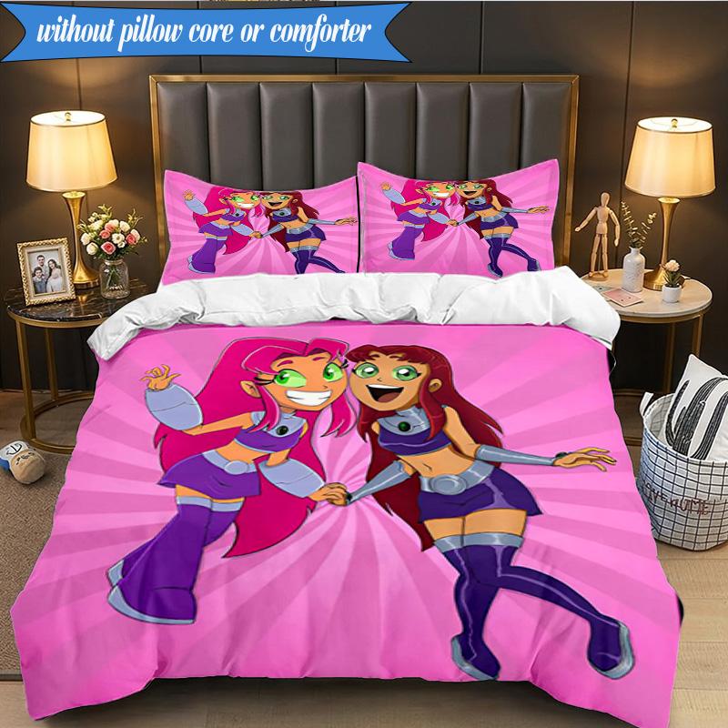 3PCS Titans Humor Bedding Set,Including 1pc Duvet Cover And 2pcs Pillowcases Perfect for Bedroom, Dormitory, Fan Christmas gift