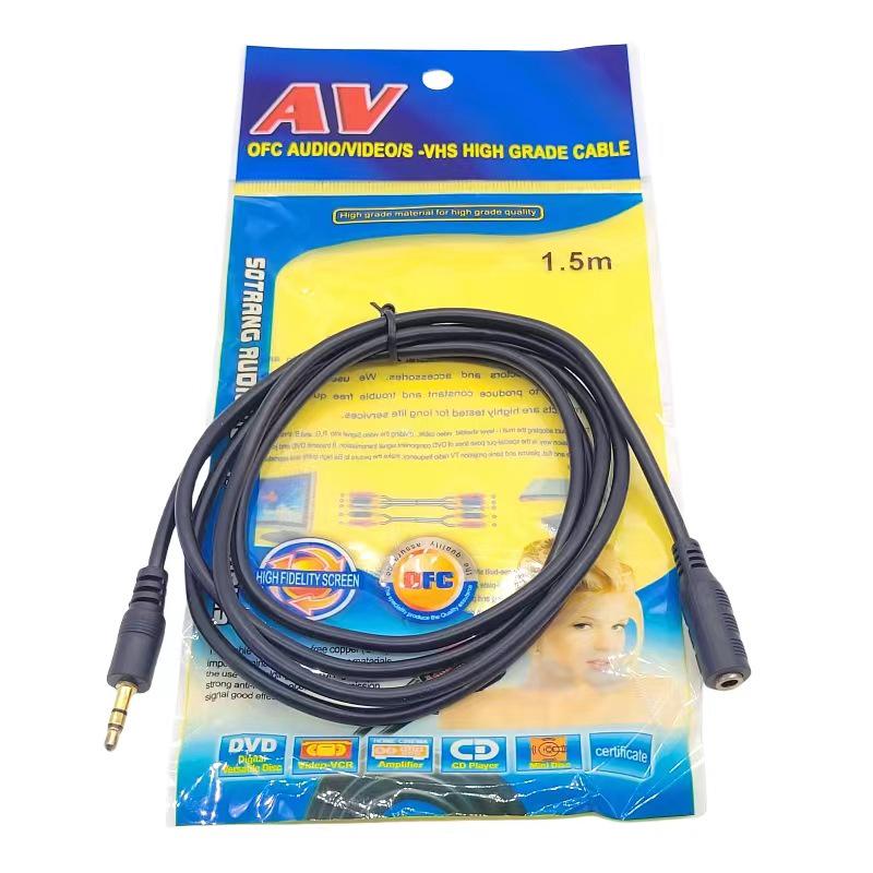 Аудиокабель 3,5 мм на двойной RCA: Подключает компьютерные колонки с выходами 2RCA